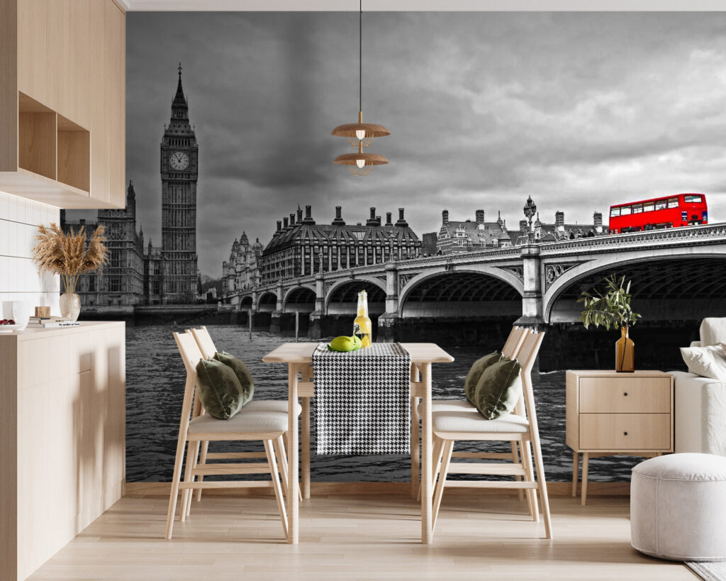 Rode bus bij Westminster — interieur 5