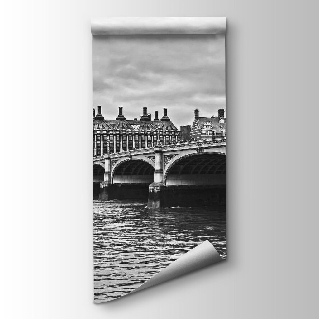 Rode bus bij Westminster — productweergave