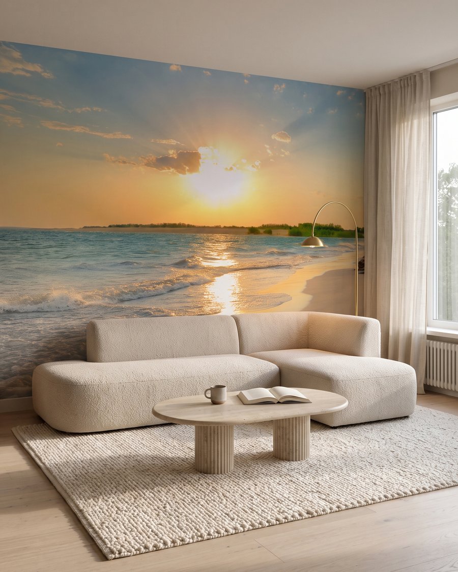 Zonlicht over het strand — interieur 3