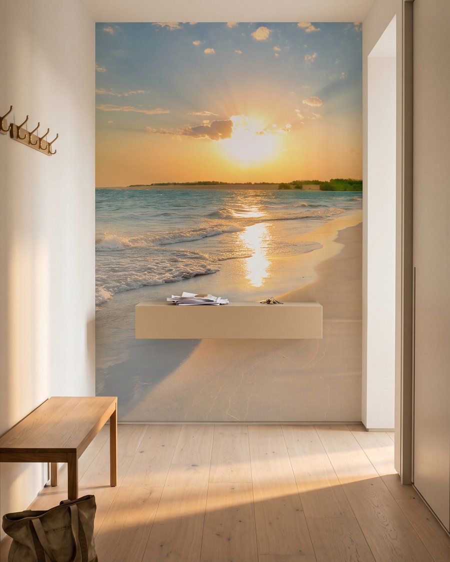 Zonlicht over het strand — interieur 4