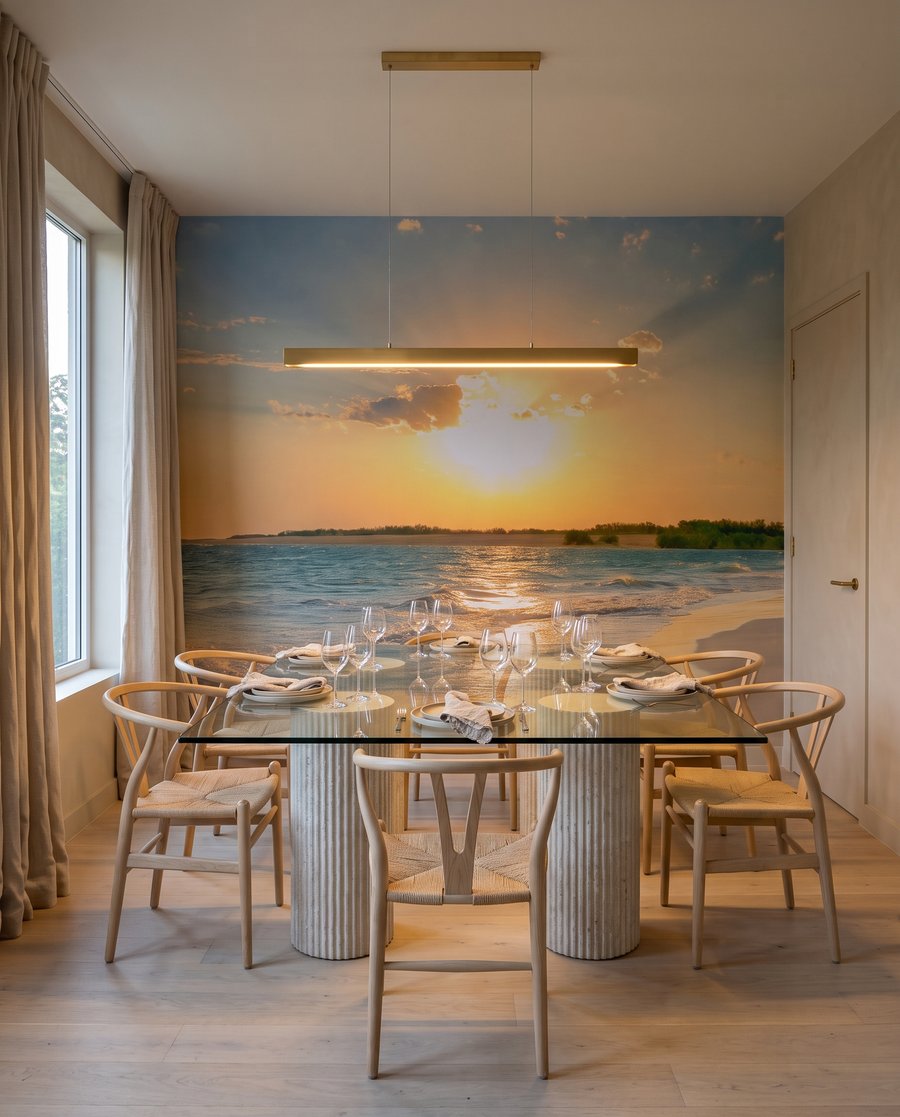 Zonlicht over het strand — interieur 5