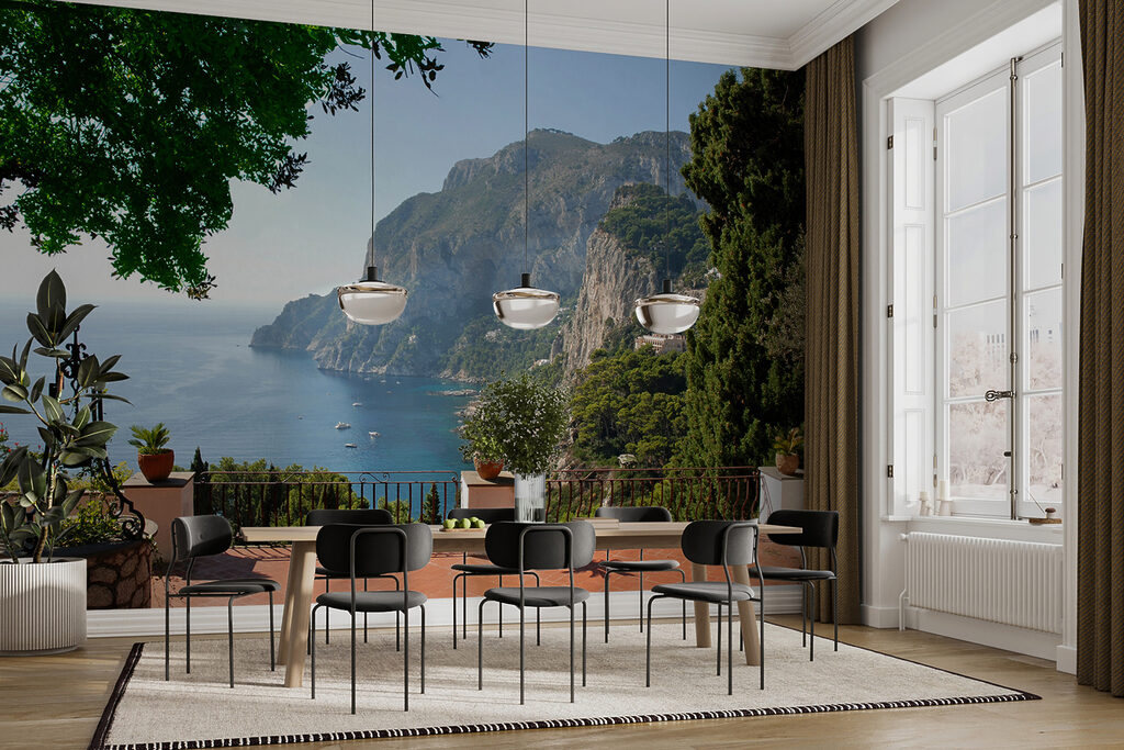 Terras aan een rotskust — interieur 7