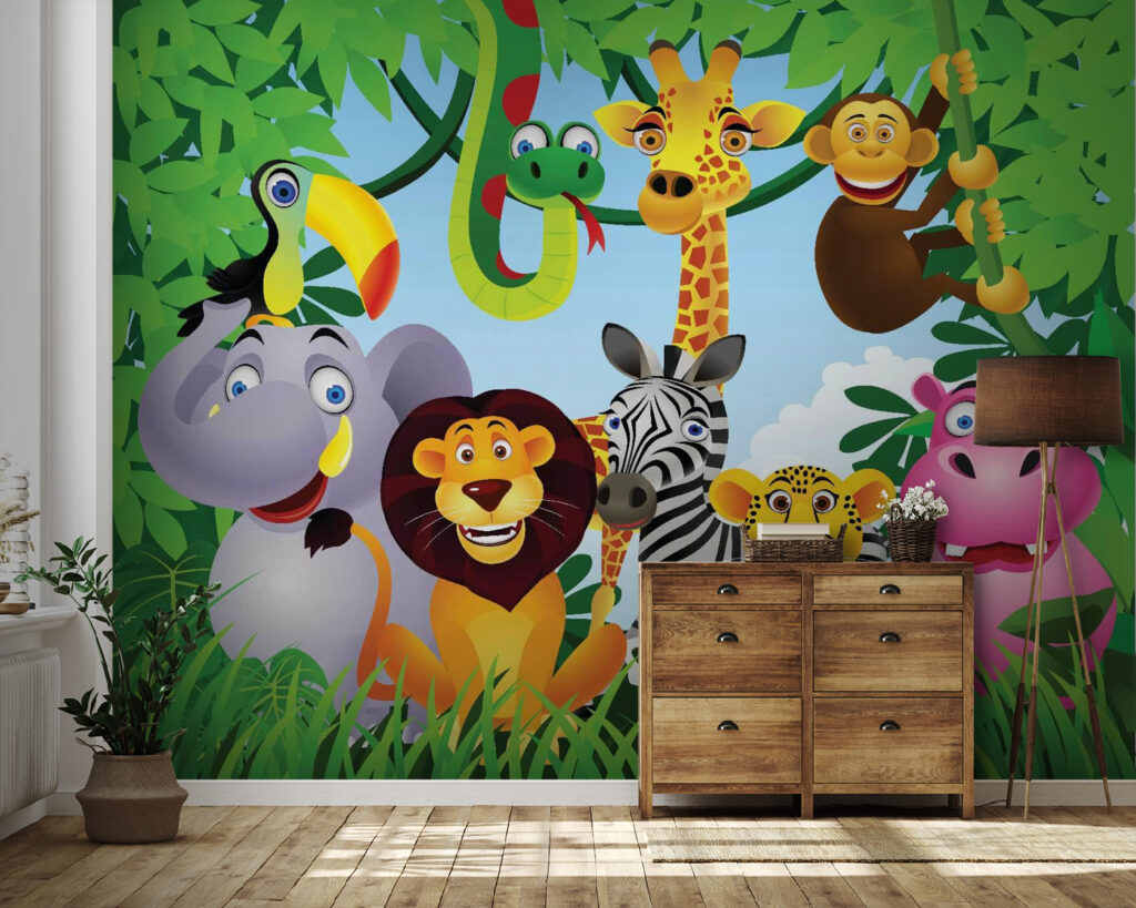 Junglevrienden onder groen bladerdak — interieur 3