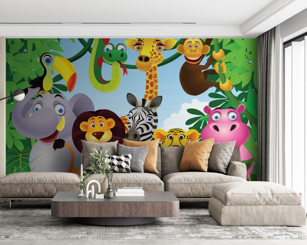 Junglevrienden onder groen bladerdak — interieur 4