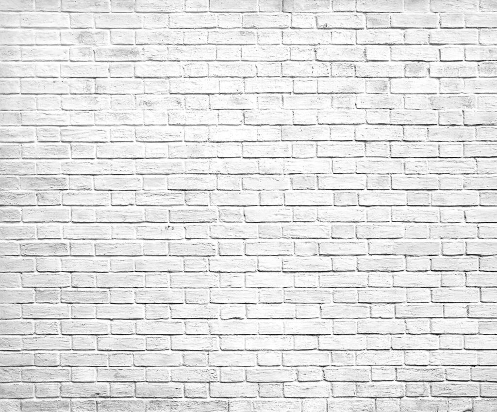 Witte voegen tussen baksteen — volledig ontwerp