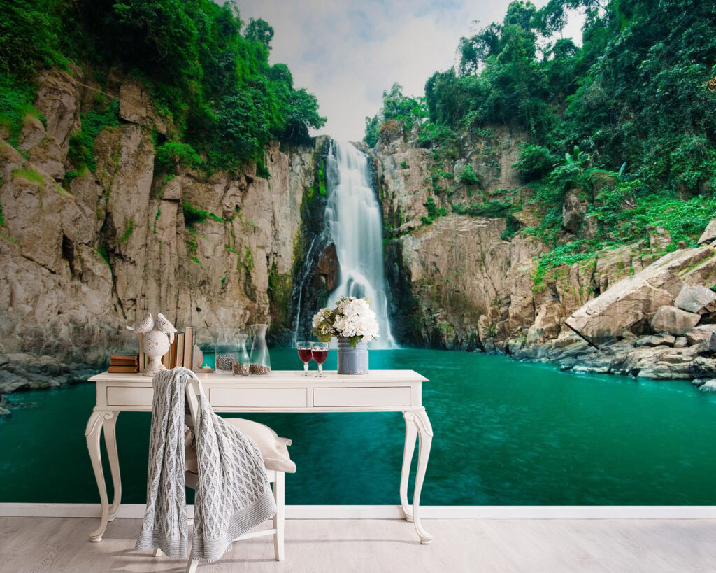 Waterval in een rotskloof — interieur 1