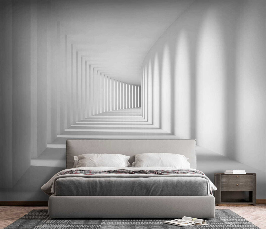 Witte gang vol schaduwen — interieur 3