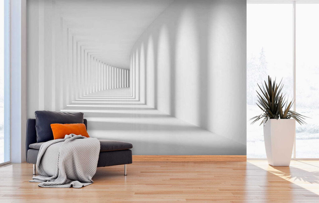 Witte gang vol schaduwen — interieur 5