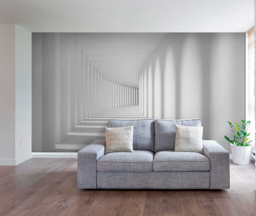 Witte gang vol schaduwen — interieur 7