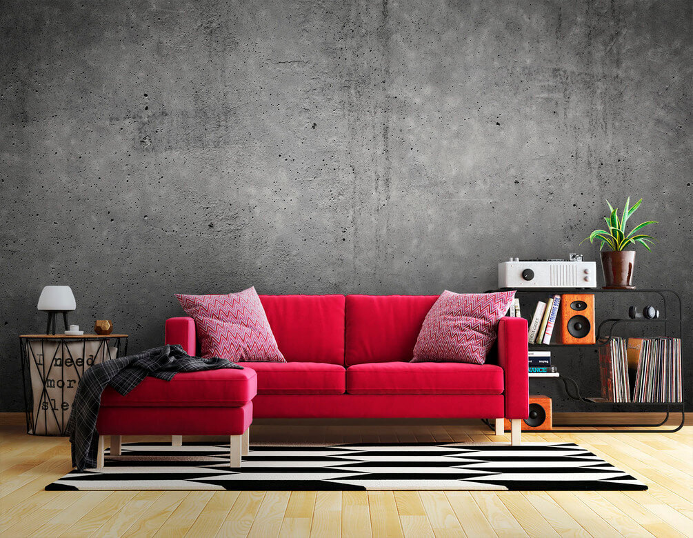 Verweerde betontinten — interieur 1