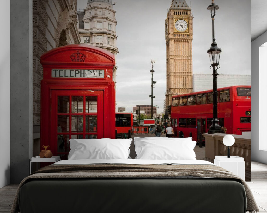 Telefooncel bij Big Ben — interieur 2