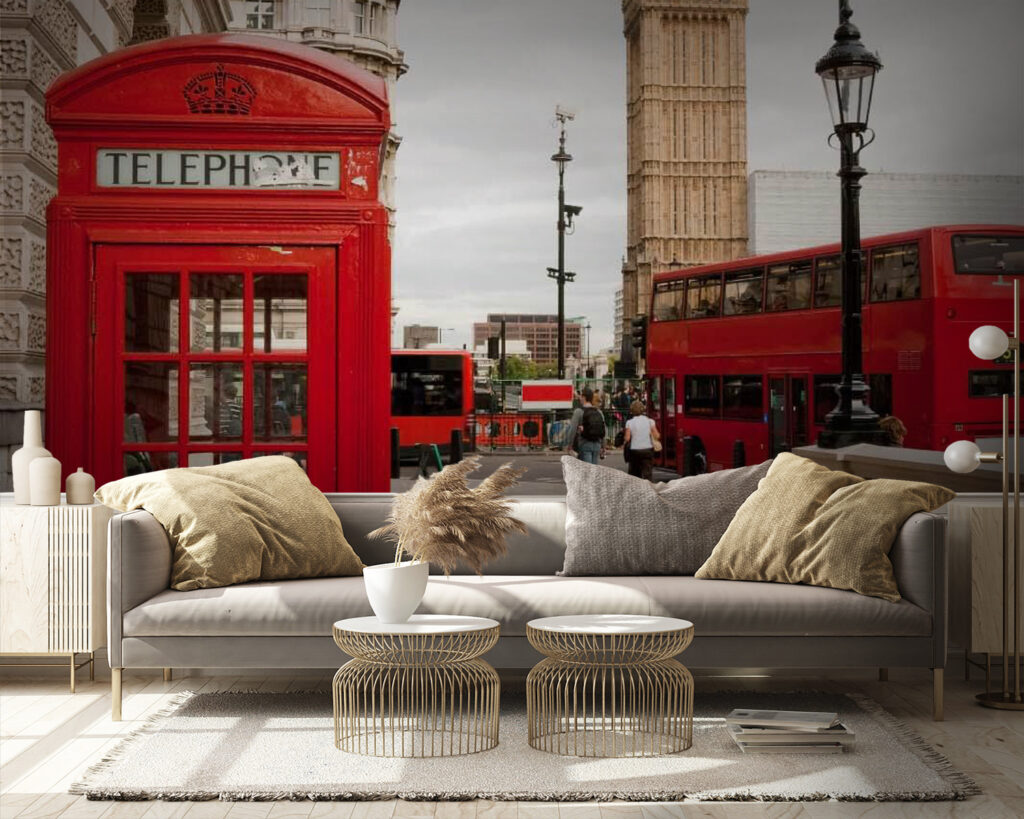 Telefooncel bij Big Ben — interieur 4