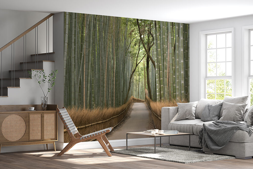 Pad tussen hoge bamboe — interieur 11