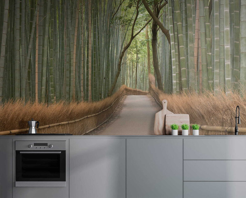 Pad tussen hoge bamboe — interieur 7