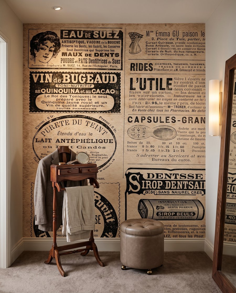 Blad vol oude advertenties — interieur 8