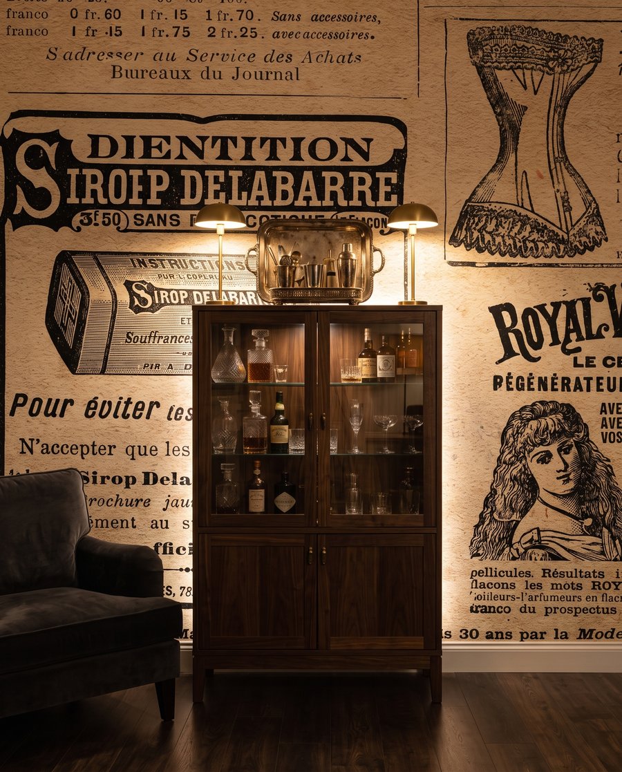 Blad vol oude advertenties — interieur 2