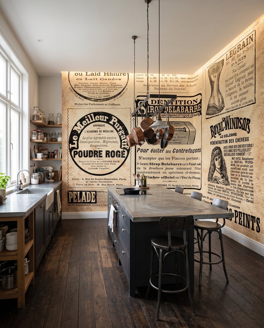 Blad vol oude advertenties — interieur 9