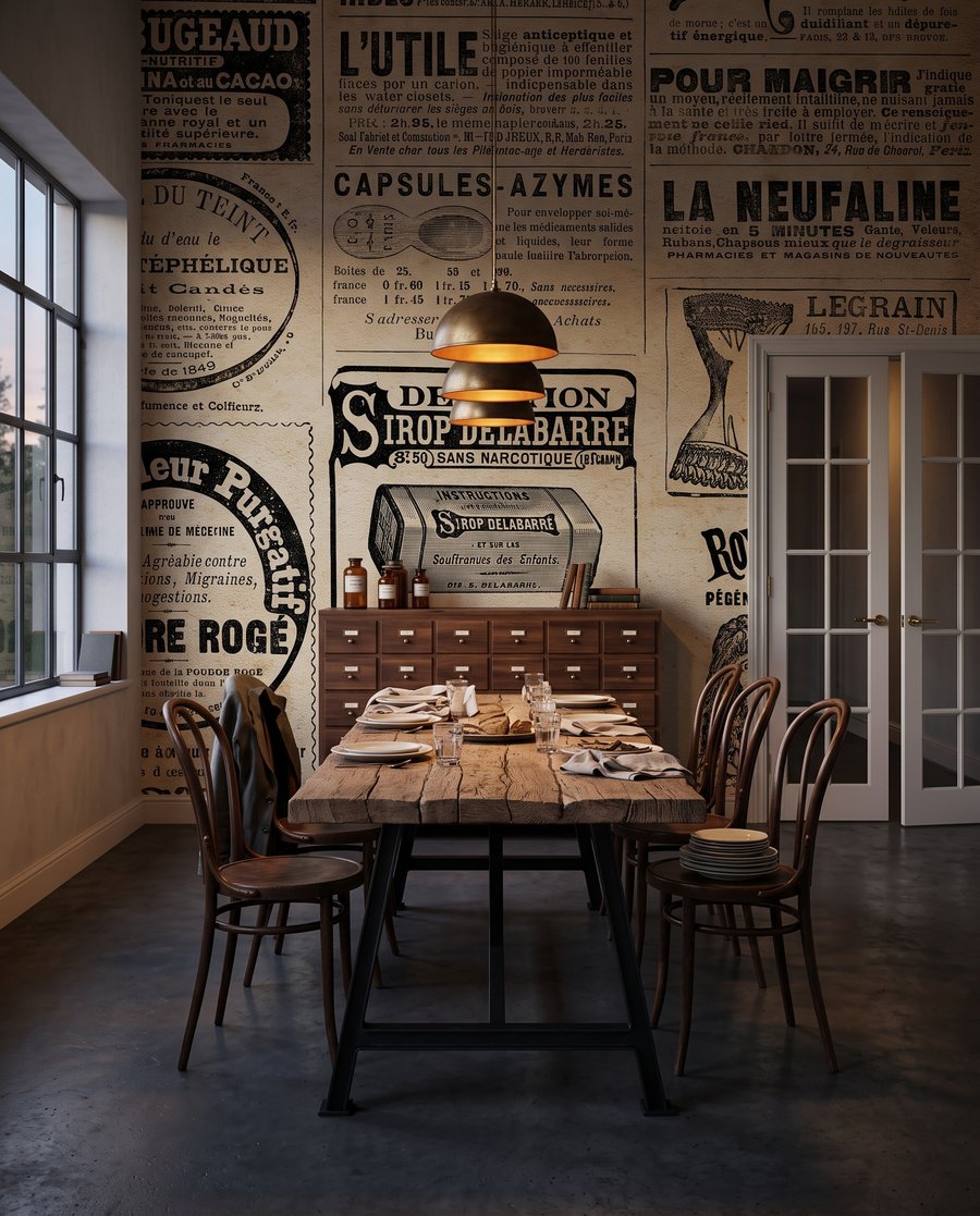 Blad vol oude advertenties — interieur 6