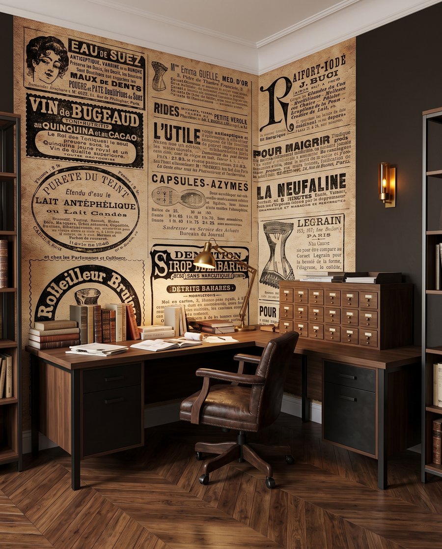 Blad vol oude advertenties — interieur 4