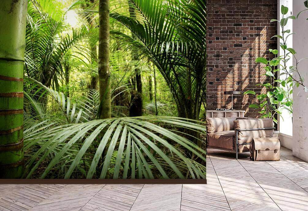 Diepgroen tropenbos — interieur 2