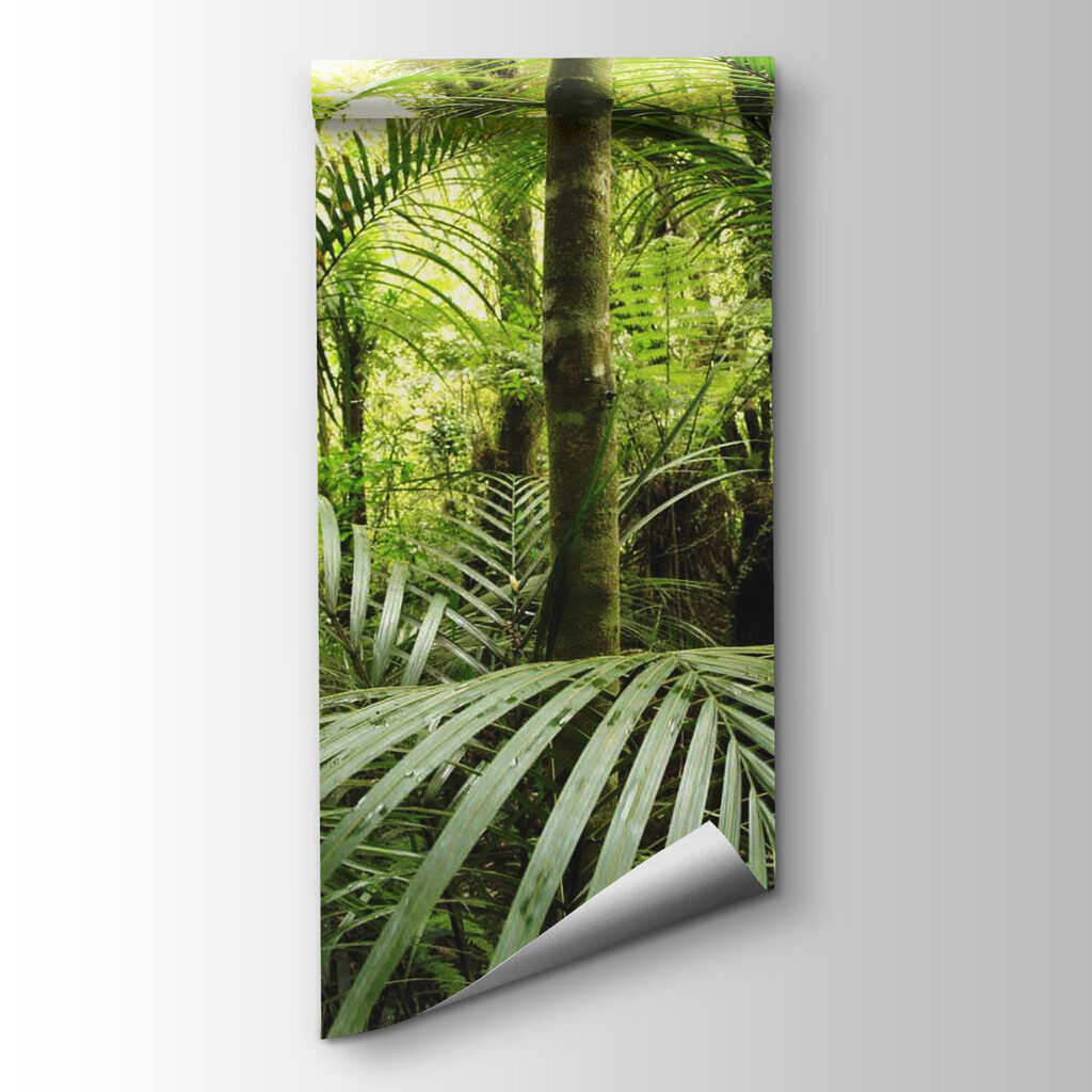 Diepgroen tropenbos — productweergave