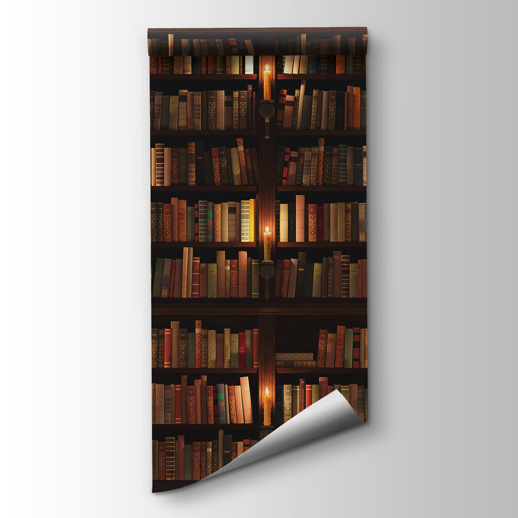 Grote boekenkast vol boeken — productweergave