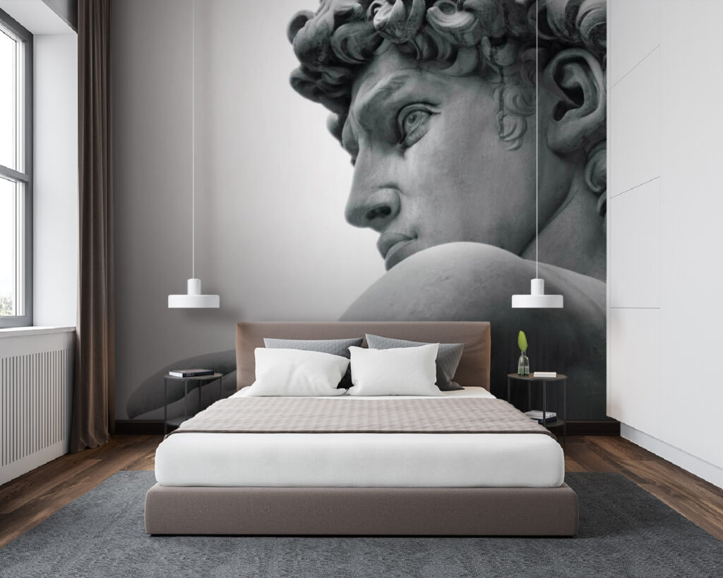 Standbeeld van een man — interieur 1