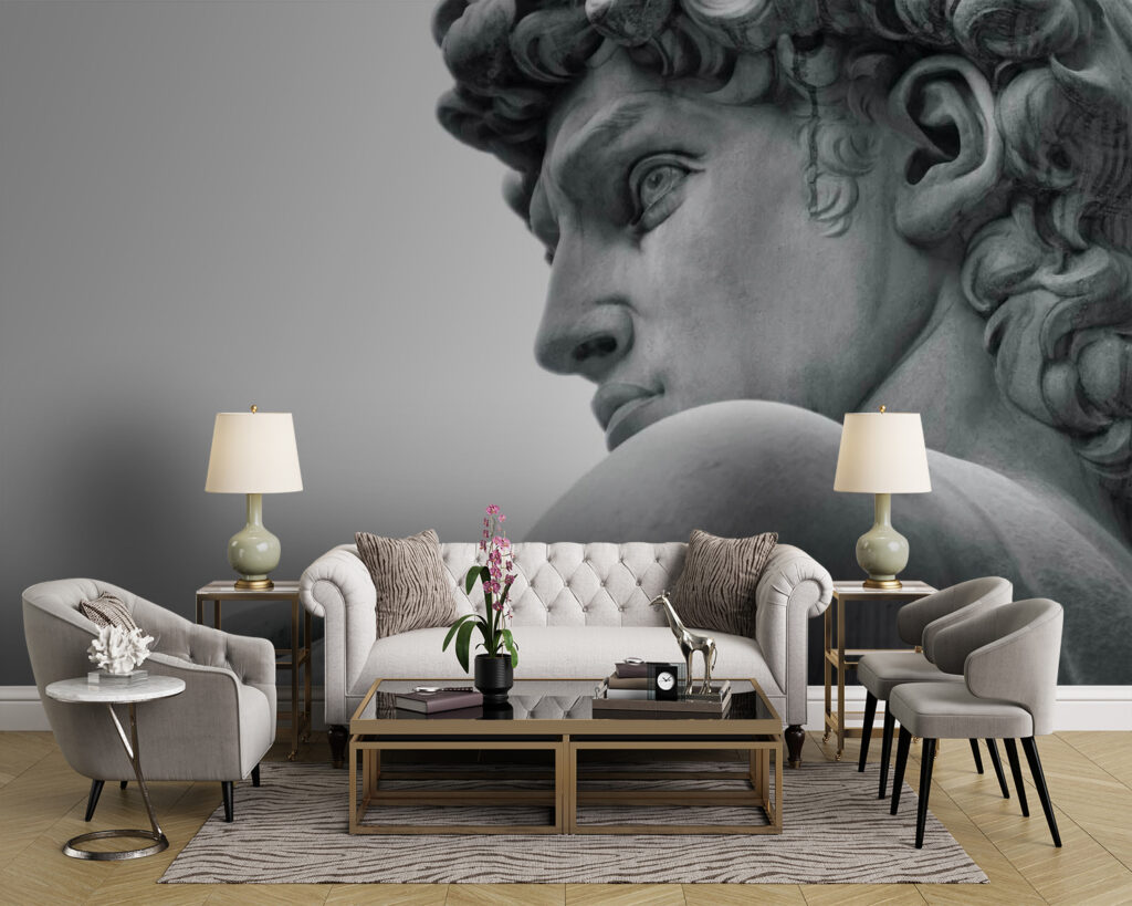 Standbeeld van een man — interieur 5