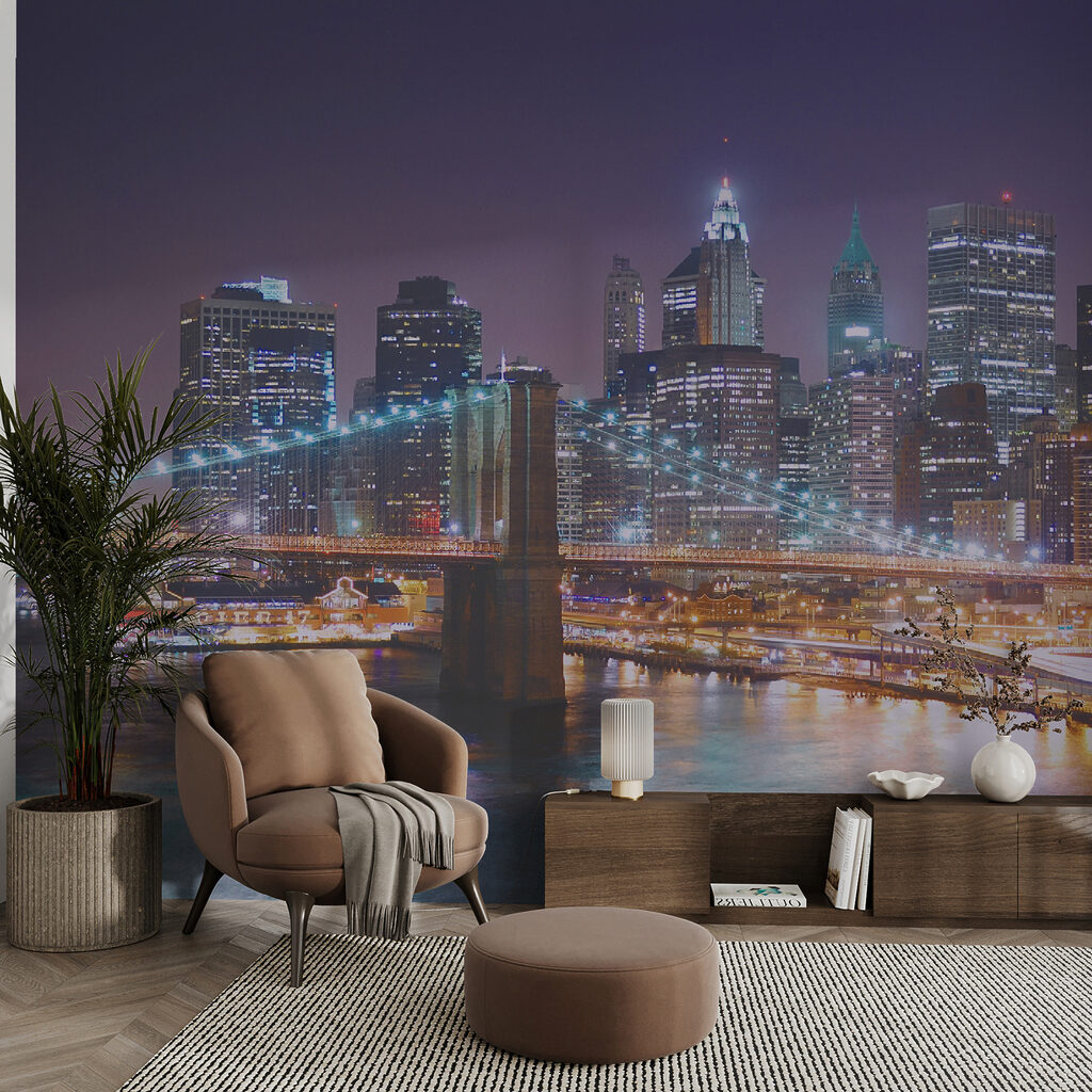 Lichtlijnen over de stadsbrug — interieur 3