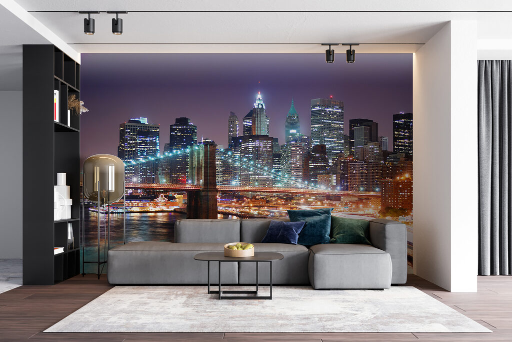 Lichtlijnen over de stadsbrug — interieur 4