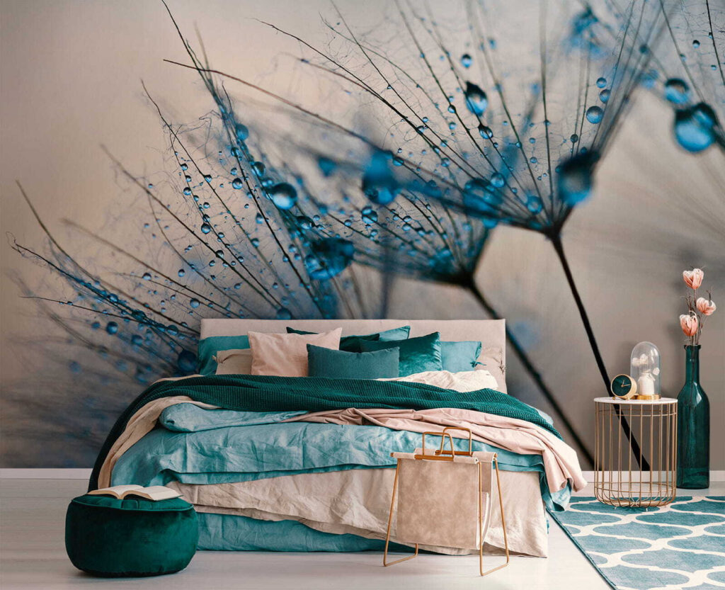 Delicate druppels op fragiele bloemblaadjes — interieur 3