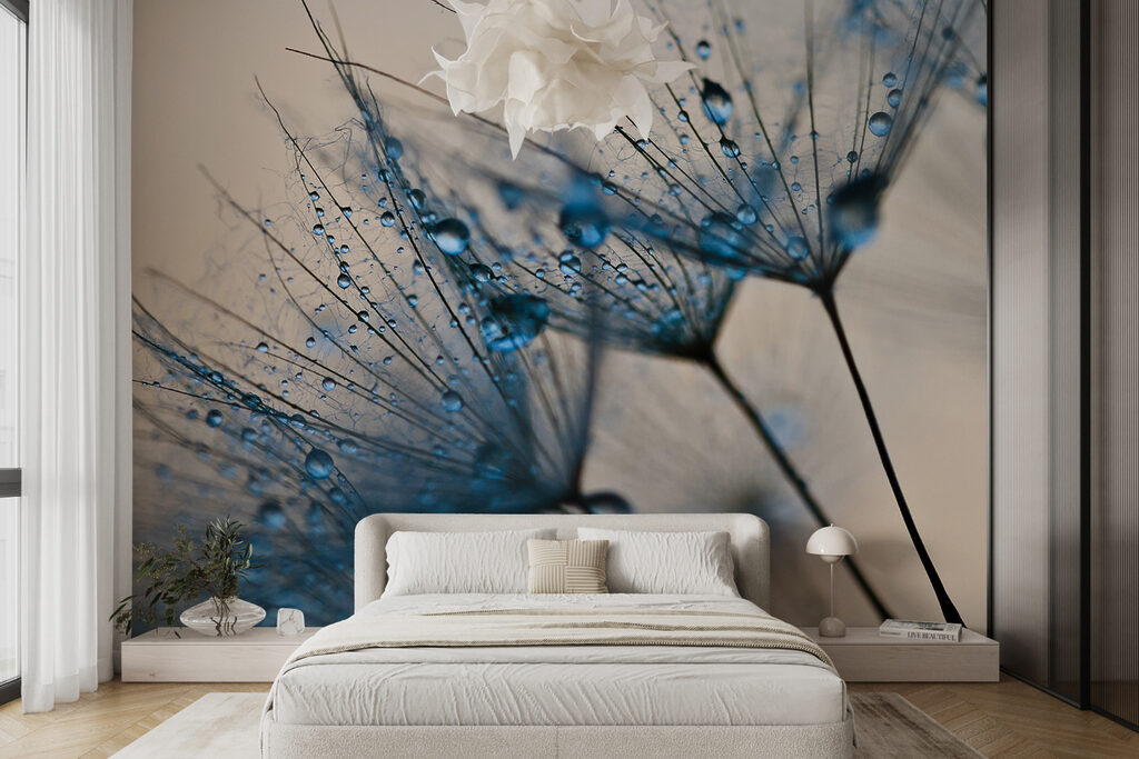 Delicate druppels op fragiele bloemblaadjes — interieur 11