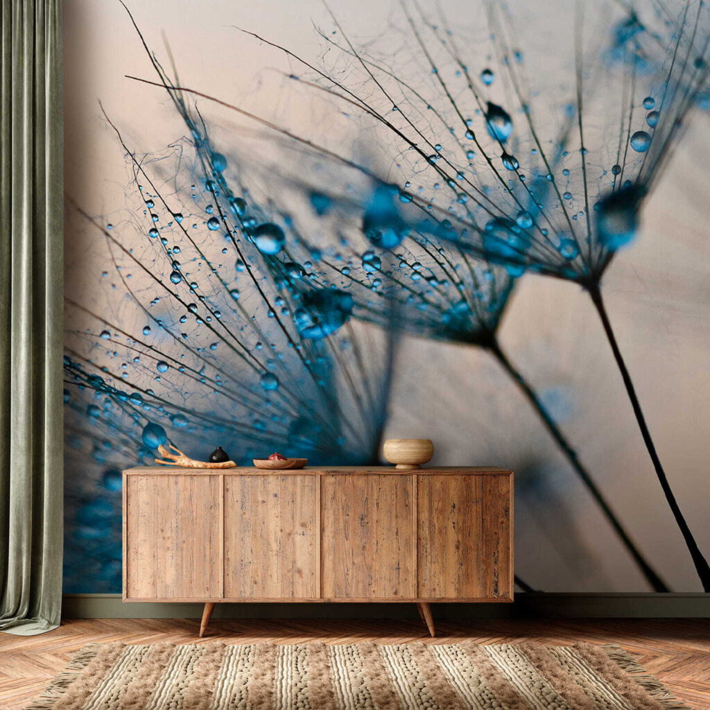 Delicate druppels op fragiele bloemblaadjes — interieur 9