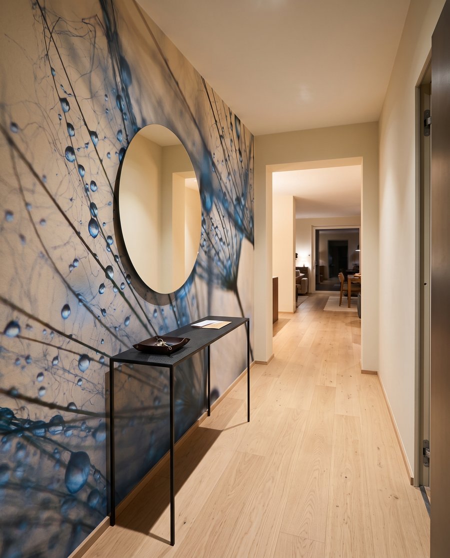 Dauwdruppels aan fijne pluisjes — interieur 6