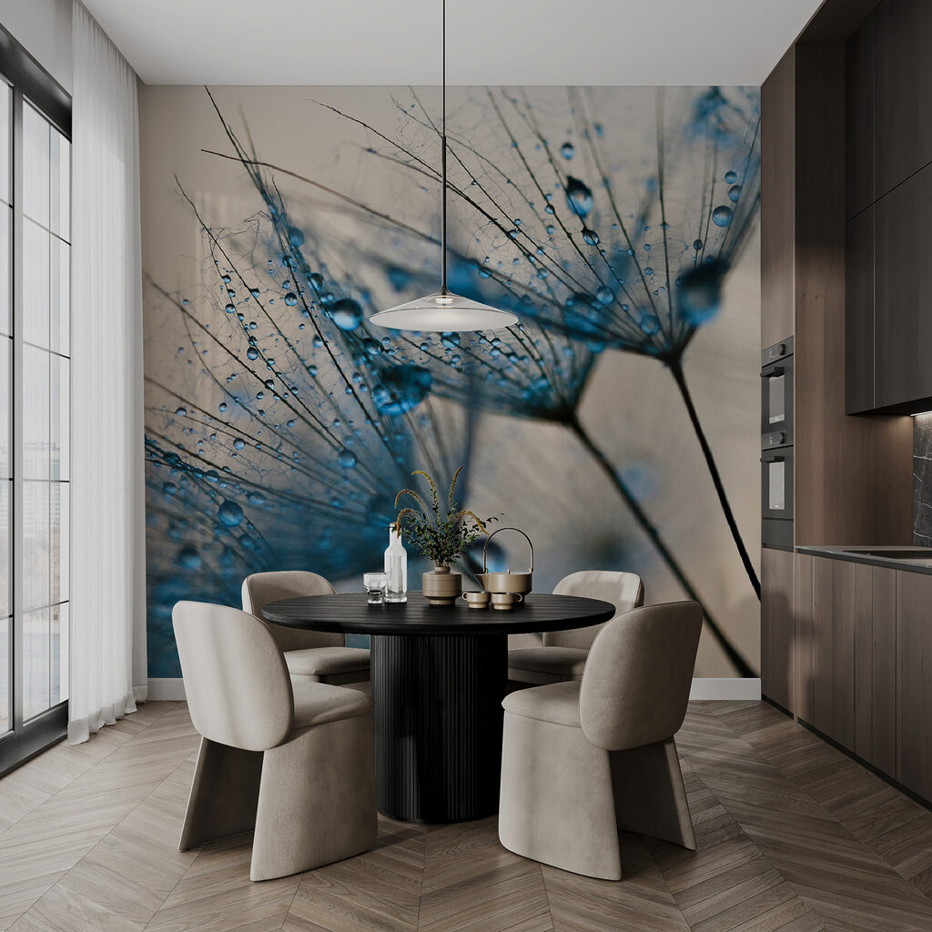 Delicate druppels op fragiele bloemblaadjes — interieur 13