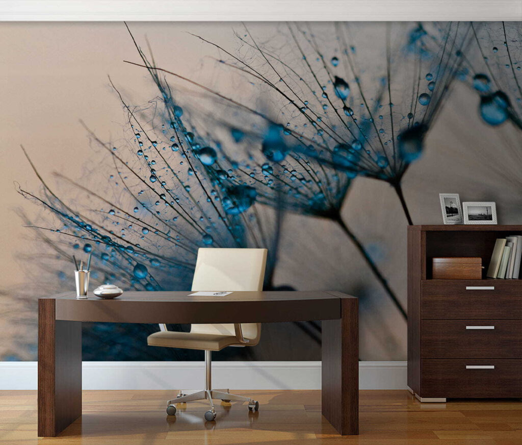 Delicate druppels op fragiele bloemblaadjes — interieur 10