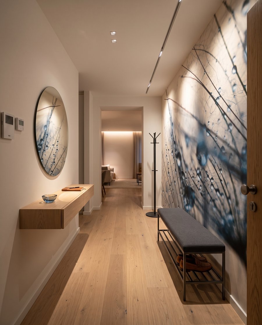 Dauwdruppels aan fijne pluisjes — interieur 4