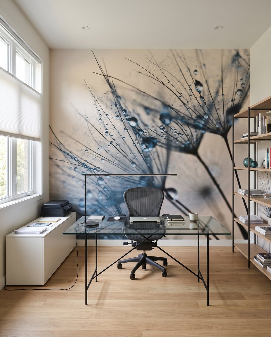 Dauwdruppels aan fijne pluisjes — interieur 7