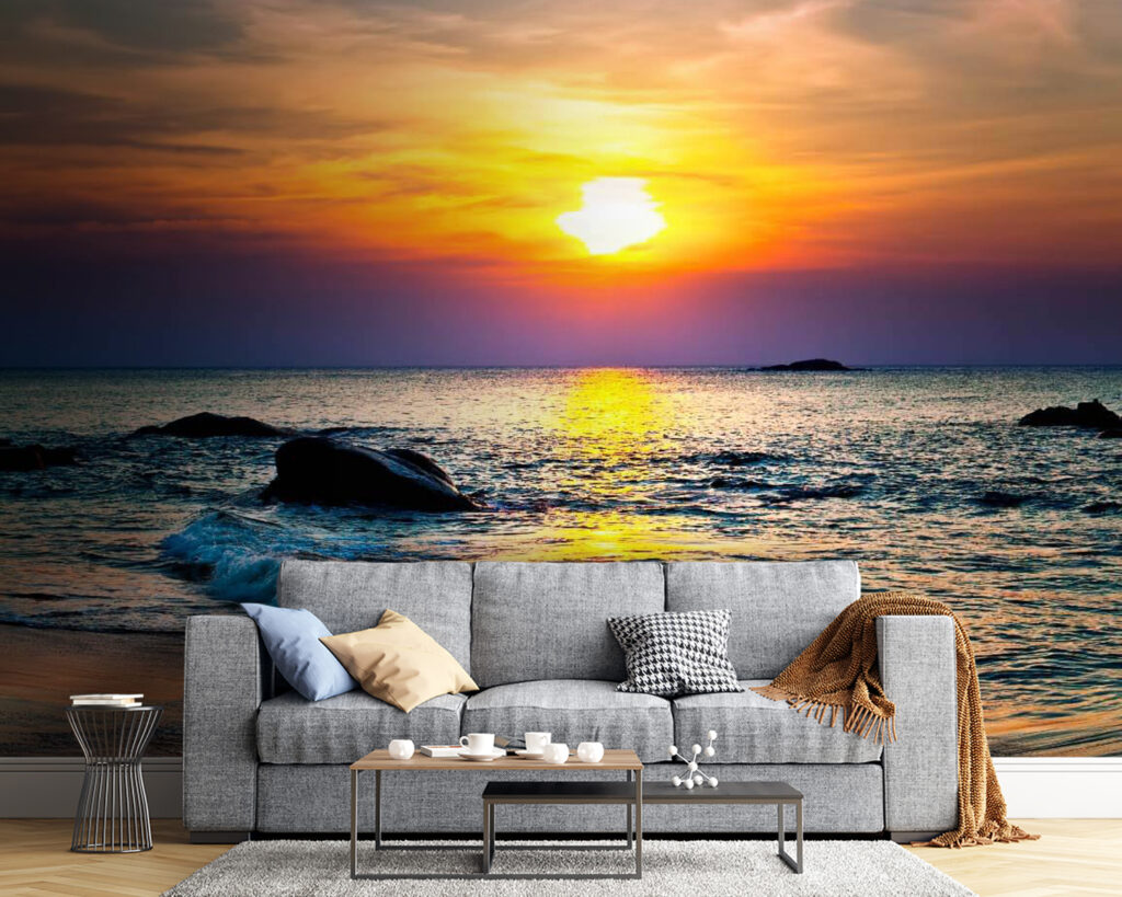 Avondgolf op het strand — interieur 1