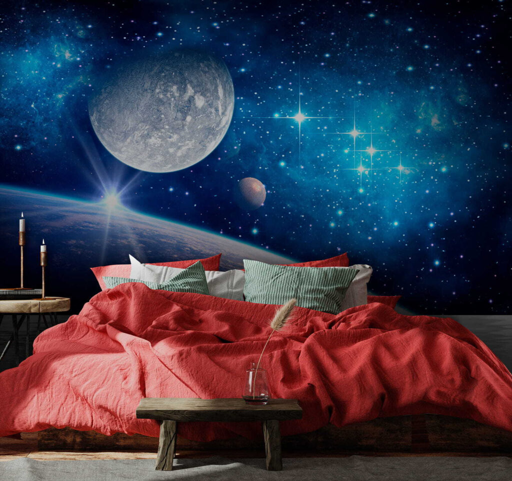 Maanwereld vol blauwe sterren — interieur 2