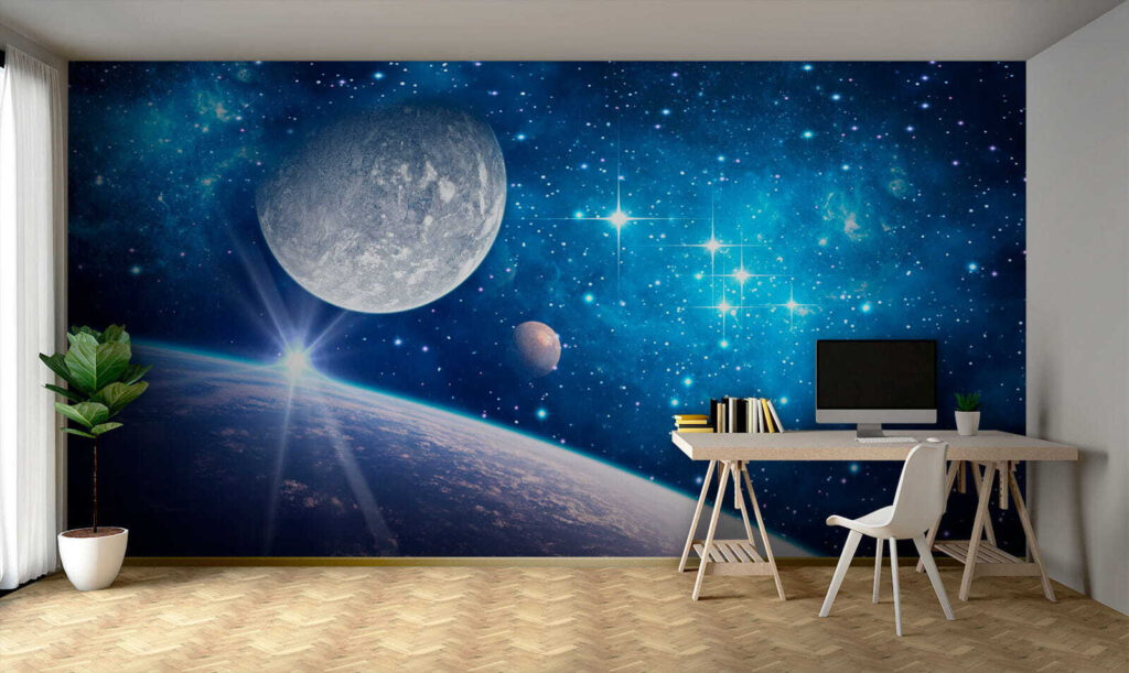 Maanwereld vol blauwe sterren — interieur 3