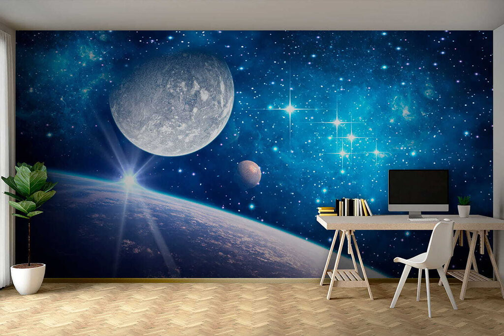 Maanwereld vol blauwe sterren — interieur 5