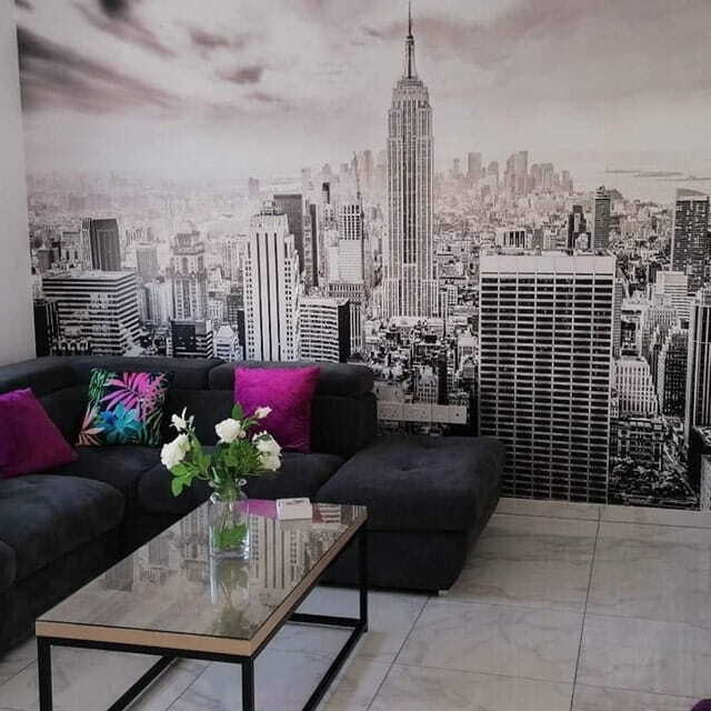 Een skyline in zwart-wit — interieur 3