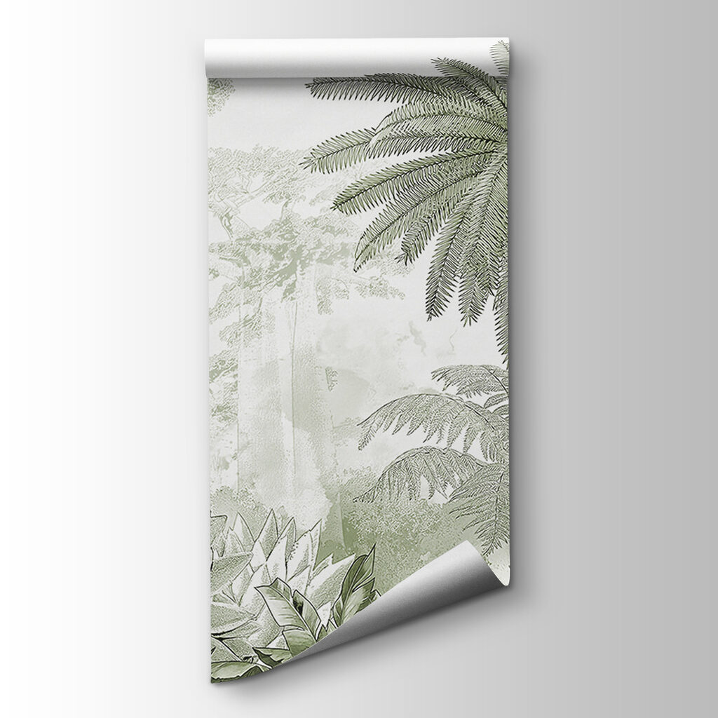 Hoge palm fijn getekend — productweergave