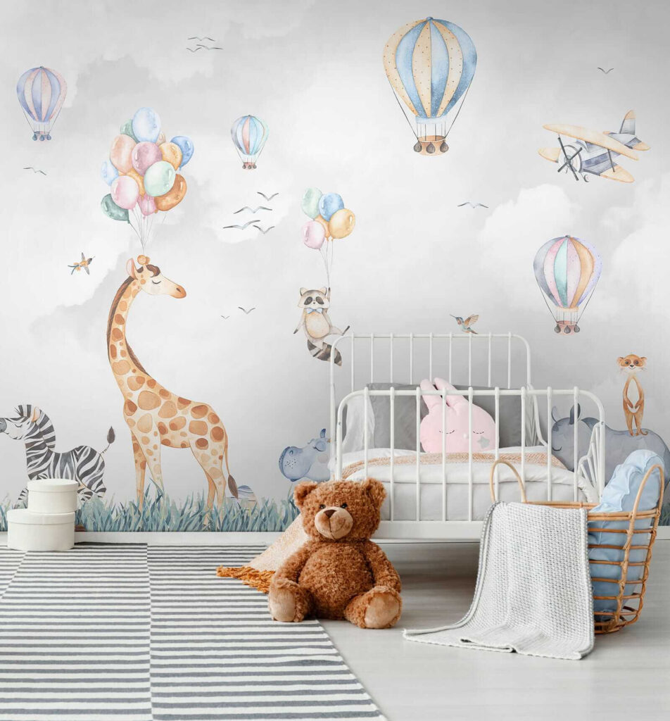 Safaridieren onder pastelballonnen — interieur 6
