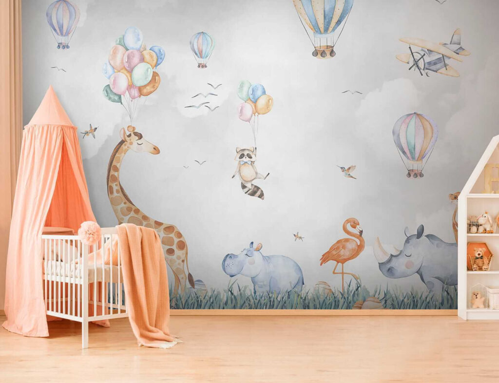 Safaridieren onder pastelballonnen — interieur 9