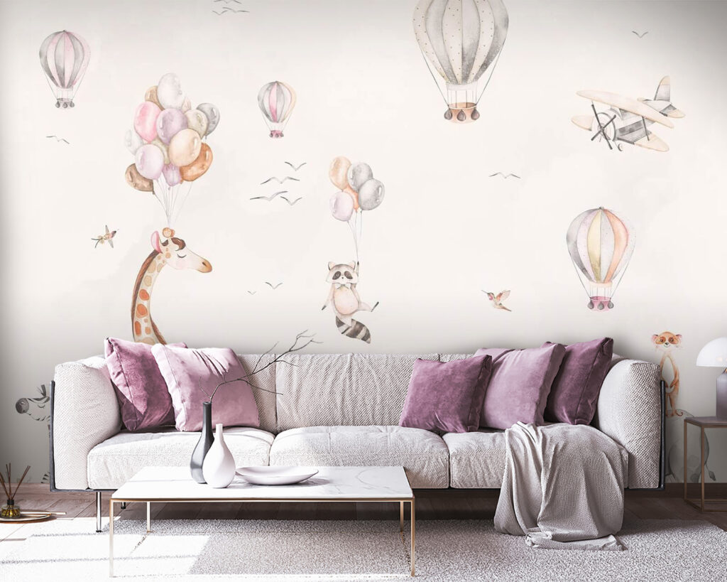 Dierenvriendjes onder een ballonhemel — interieur 2