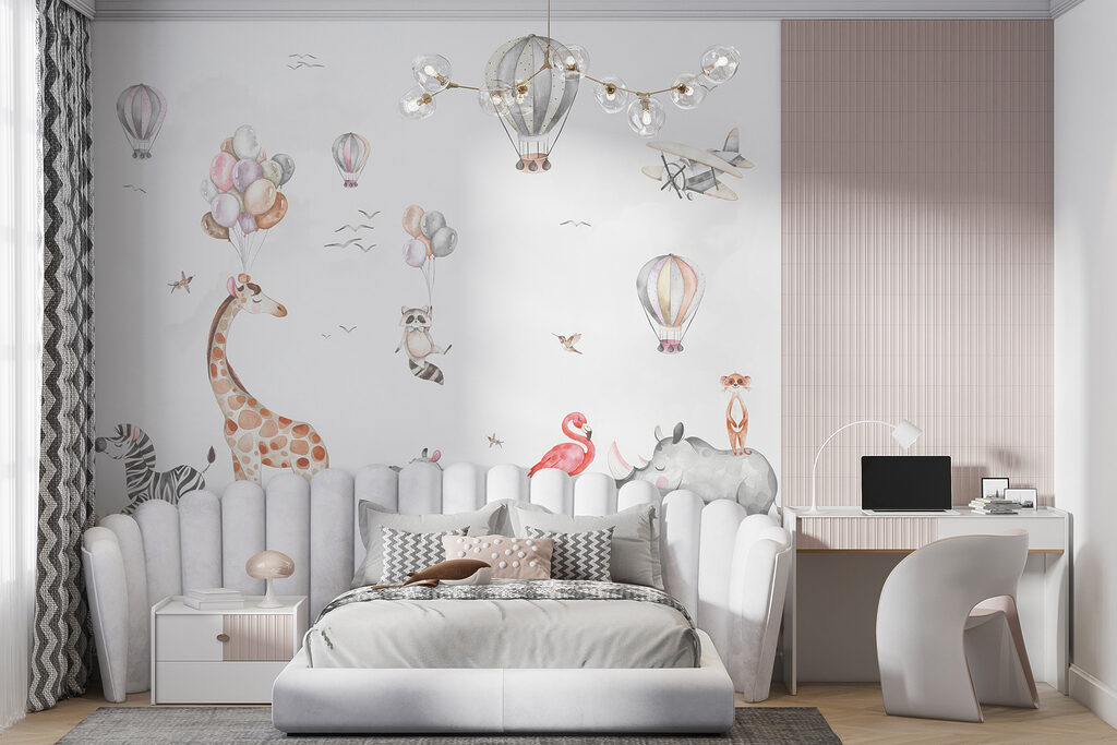 Dierenvriendjes onder een ballonhemel — interieur 3