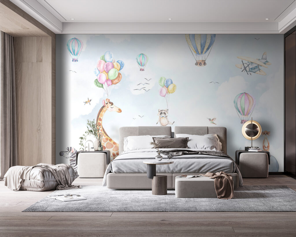 Dierenvriendjes onder een ballonhemel — interieur 1