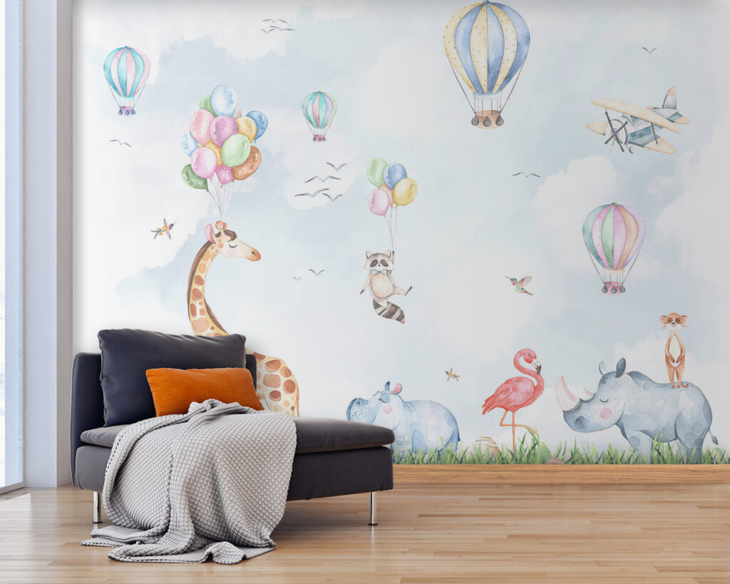Dierenvriendjes onder een ballonhemel — interieur 4